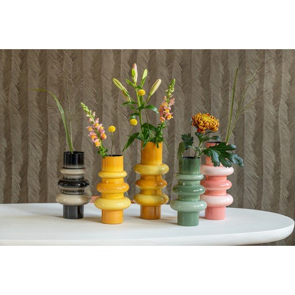 Oranža dzelzs vāze (augstums 30 cm) Grato – PT LIVING-image-2