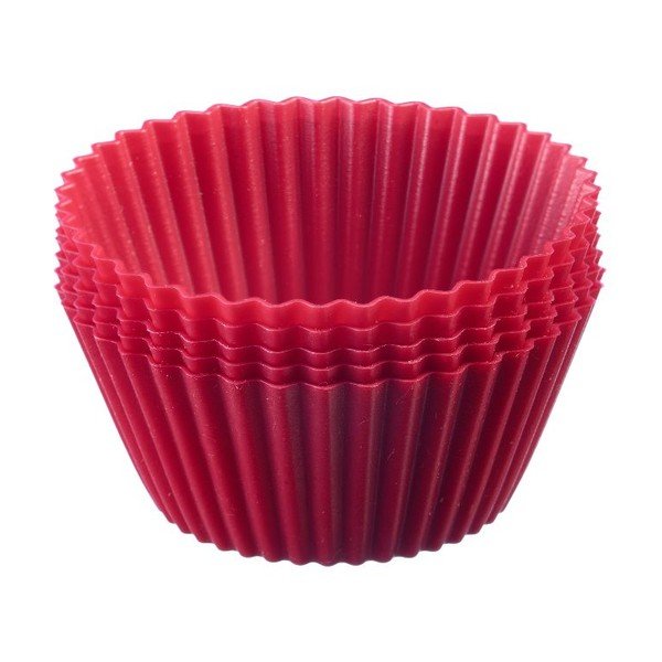 6 silikona veidņu komplekts kēksiņiem Muffin-image-2