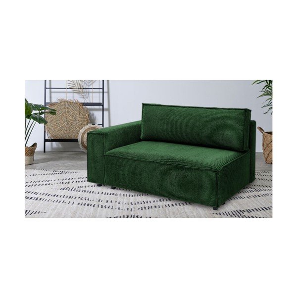 Zaļš velveta modulārais dīvāns (ar kreiso stūri) Nihad modular – Bobochic Paris-image-1