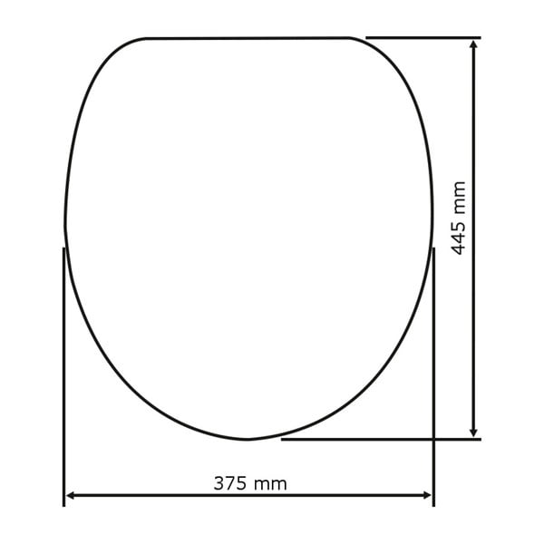 Gaiši rozā viegli aizverams tualetes poda sēdeklis Wenko Premium Ottana, 44,5 x 37,5 cm-image-3