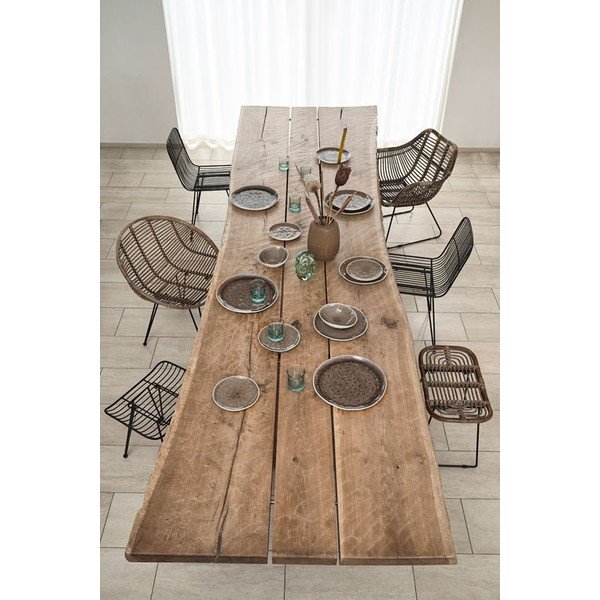 Melns/dabīga toņa rotangpalmas ķeblis Sokna – Villa Collection-image-1