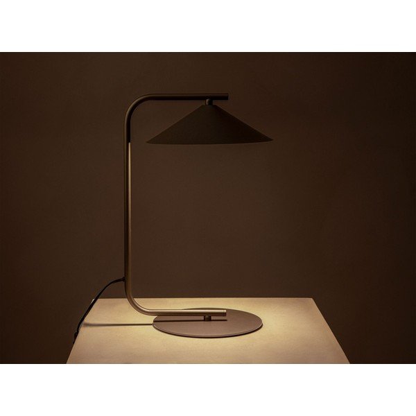 Brūna metāla galda lampa (augstums 42 cm) Nocte – Micadoni -image-1