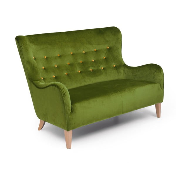 Zaļš dīvāns Max Winzer Medina, 148 cm
