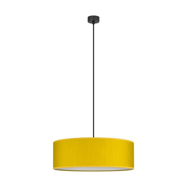 Dzeltena griestu lampa Sotto Luce Doce XL, ⌀ 45 cm
