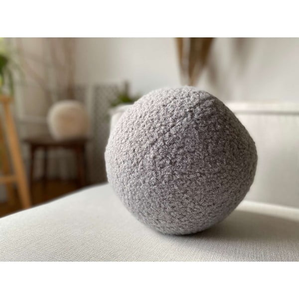 Buklē dekoratīvais spilvens ø 20 cm Top – Mioli Decor-image-1