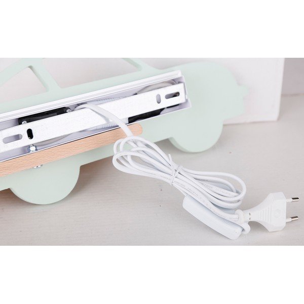 Piparmētru zaļa bērnu lampa Car – Candellux Lighting-image-2