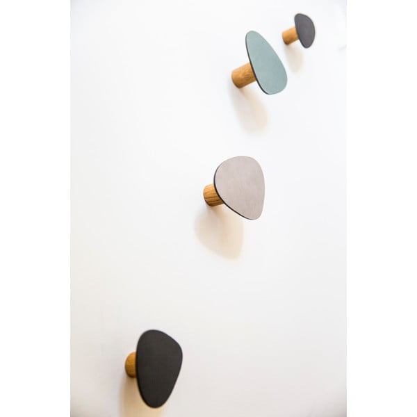 Dūmakaini zaļš tērauda sienas āķis Dot L Nupo – LIND DNA-image-1