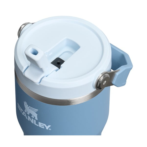 Dūmakaini zils nerūsējošā tērauda termoss 600 ml IceFlow™ Flip Straw 2.0 Tumbler Indigo – Stanley-image-2