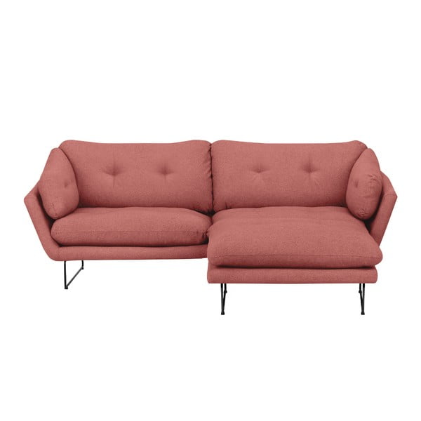 Rozā dīvāna un pufa komplekts Windsor & Co Sofas Comet