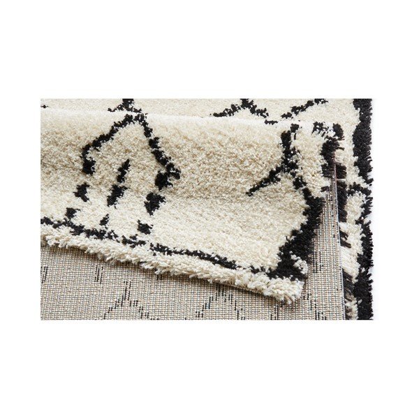 Balts un melns paklājs Mint Rugs Allure Ronno White, 80 x 150 cm-image-2