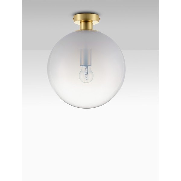 Balta/zelta krāsas stikla griestu lampa Vita – Nova Luce-image-2