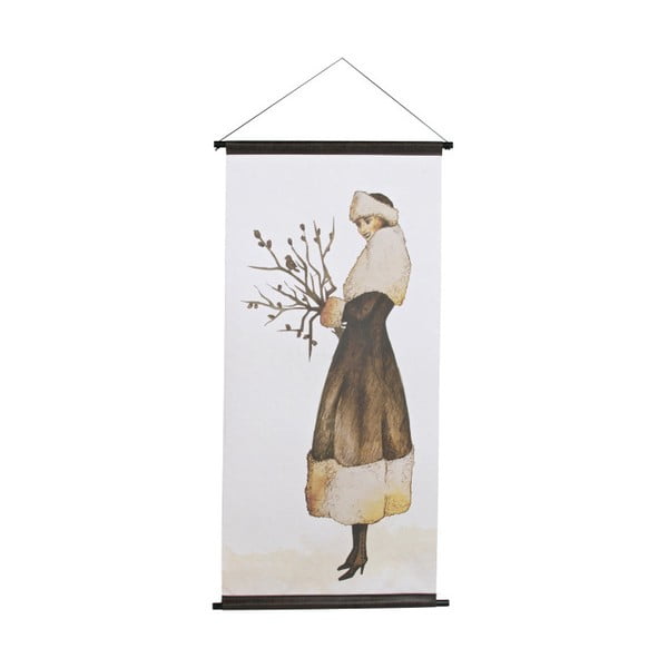 Sienas dekors ar ziemas motīvu BePureHome Wintertime, 74 x 144 cm