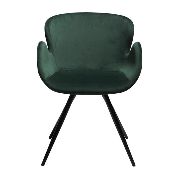 Zaļš polsterēts ēdamistabas krēsls ar roku balstiem Gaia – DAN-FORM Denmark-image-4