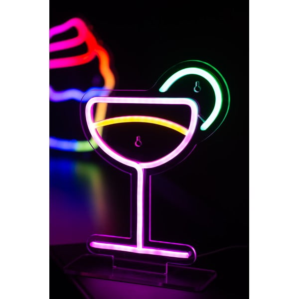 LED neona gaismas dekors 5 W Cocktail – Leitmotiv-image-1