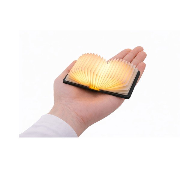 Melns pārvietojams gaismas dekors ar USB BookLight – Gingko-image-3