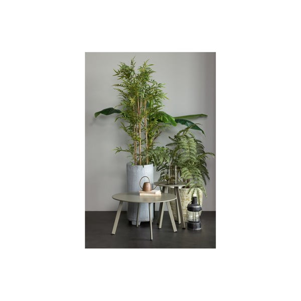 Zaļš dzelzs dārza kafijas galdiņš WOOD Fer, ø 40 cm-image-4