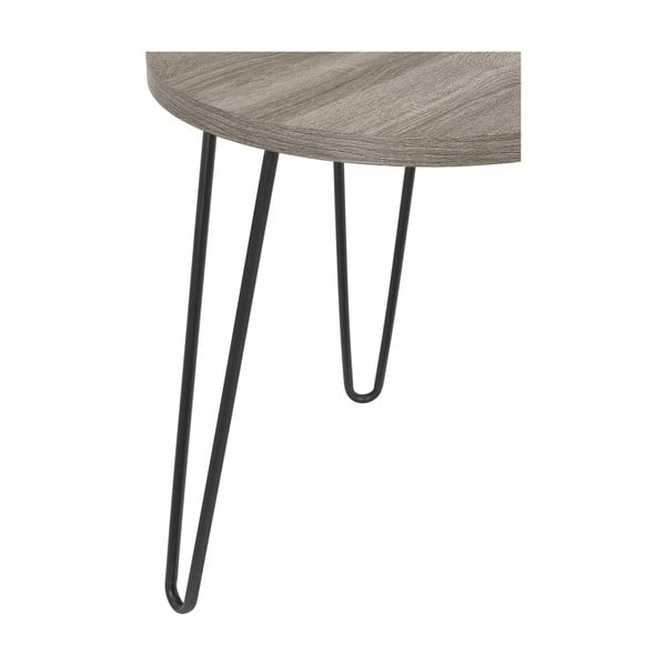 Brūni pelēks sānu galdiņš Støraa Owen, ø 50 cm-image-4