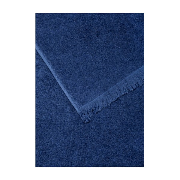 6 zilu dvieļu komplekts un 2 vannas dvieļi no 100% kokvilnas Bonami Selection-image-2