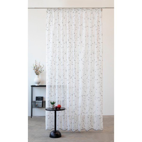 Balts dienas aizkars 300x260 cm Muza – Mendola Fabrics-image-1