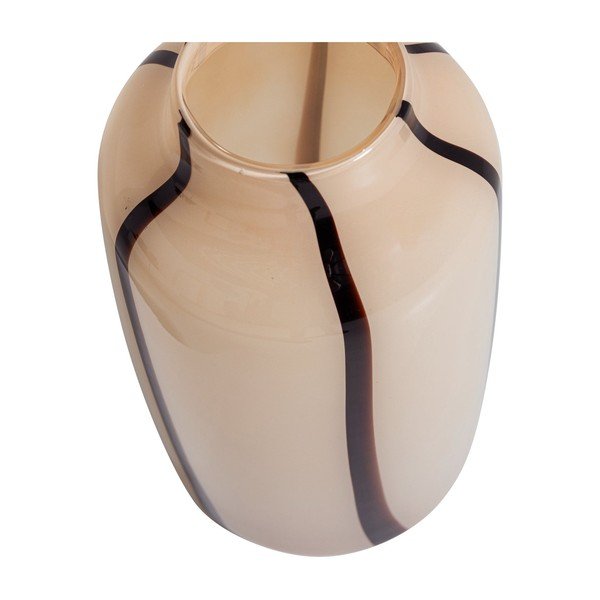 Brūna/bēša stikla vāze (augstums 35 cm) Selena – WOOOD-image-2
