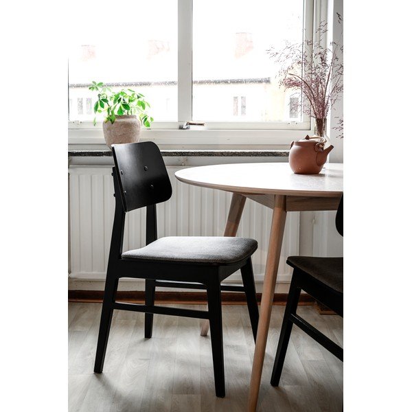 Apaļš ēdamgalds ar ozolkoka imitācijas virsmu 115x115 cm Yumi – Rowico-image-1