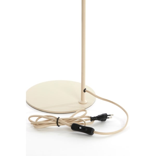 Bēša galda lampa ar auduma abažūru (augstums 60,5 cm) Elati – Light & Living-image-3