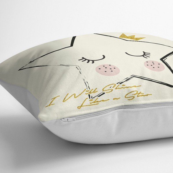 Bērnu spilvendrāna Modern Star - Minimalist Cushion Covers-image-1