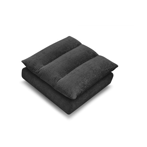 Melns kāju soliņš no šenila auduma Neil – Bobochic Paris-image-2