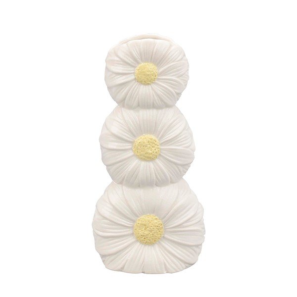 Krēmkrāsas keramikas vāze (augstums 21 cm) Florysia – Yes Everyday