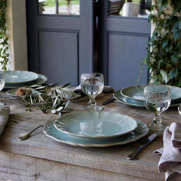 Tirkīza krāsas keramikas šķīvis Costa Nova Alentejo, ⌀ 27 cm-image-2