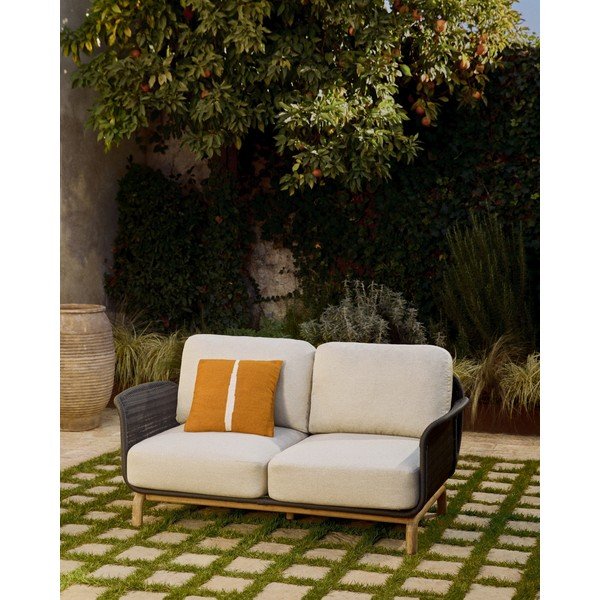 Bēšs dārza dīvāns Alipa – Kave Home-image-1