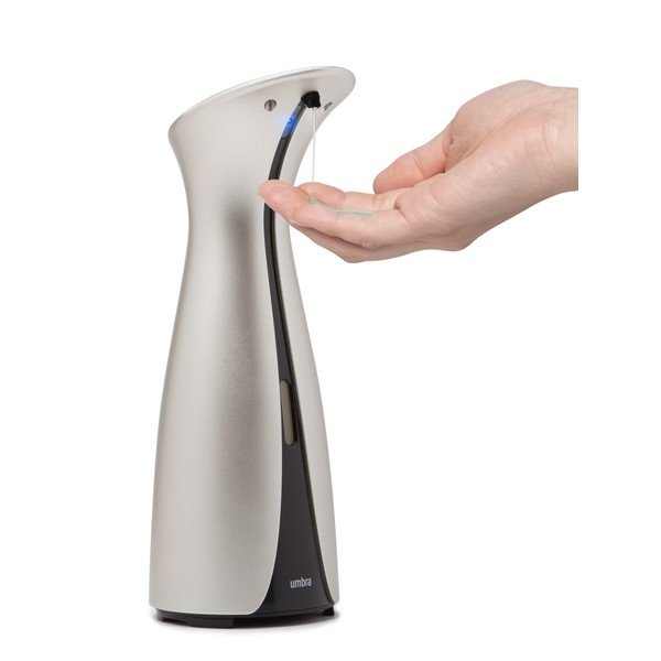 Sudraba krāsas automātisks ziepju dozators 250 ml Otto – Umbra