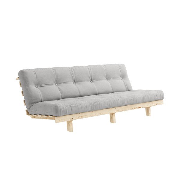 Izvelkamais dīvāns Karup Design Lean Raw Light Grey-image-3
