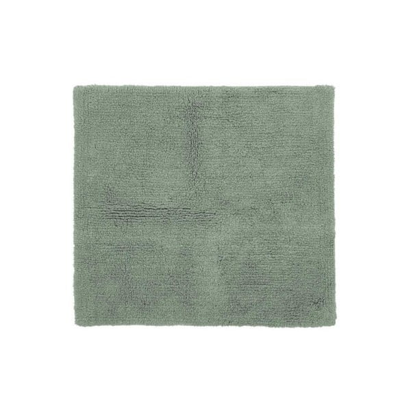 Zaļš kokvilnas vannasistabas paklājs Tiseco Home Studio Luca, 60 x 60 cm