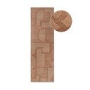 Brūns ar rokām darināts vilnas celiņa paklājs 80x250 cm Alexis – Villeroy&Boch
