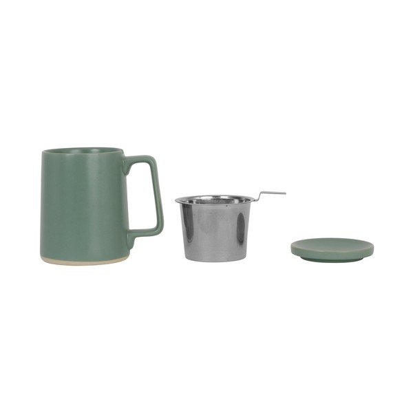 Haki zaļa keramikas krūze 500 ml Verde – Sema-image-3