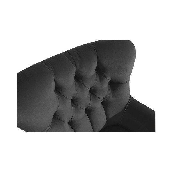Antracīta pelēks atzveltnes krēsls Max Winzer Brandon Suede-image-2