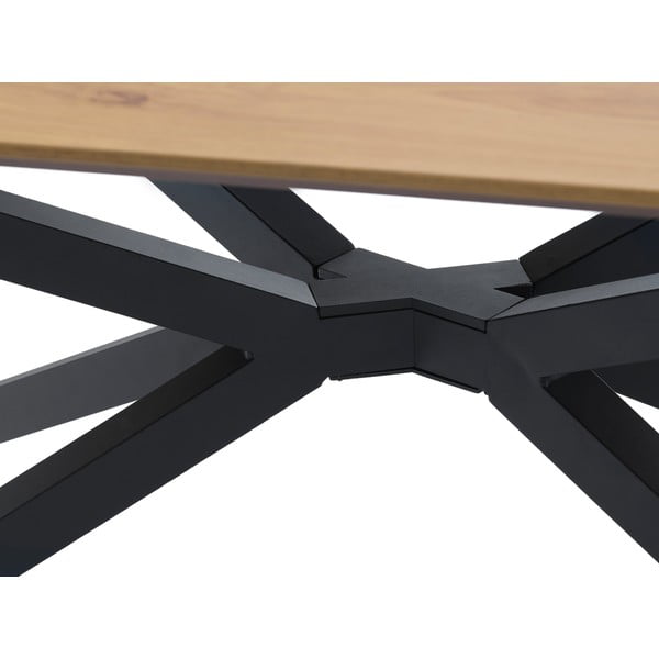 Ēdamgalds ar ozolkoka imitācijas galda virsmu 100x200 cm Cesura – Unique Furniture-image-3