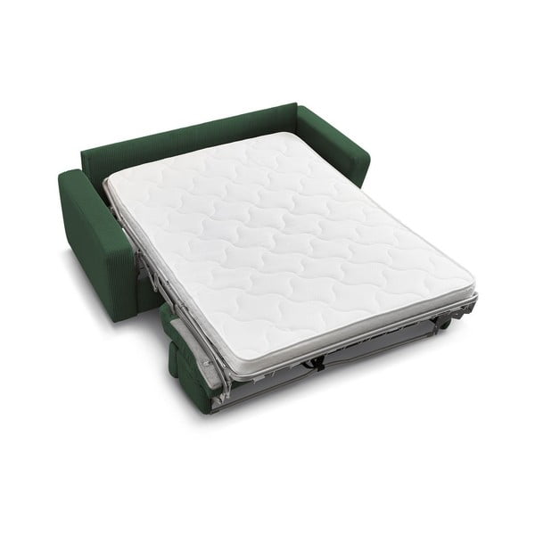 Tumši zaļš velveta salokāms dīvāns 195 cm Monaco – Bobochic Paris-image-4