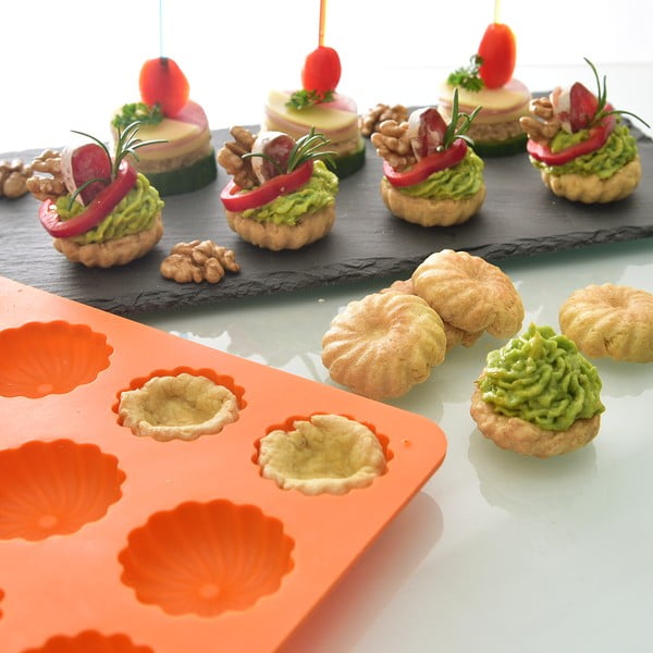 Silikona cepšanas forma mini kēksiņiem 22x32 cm – Orion-image-1