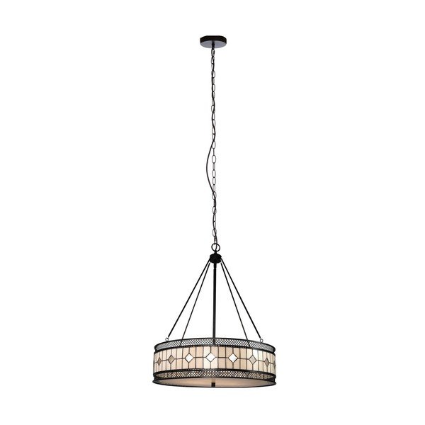 Metāla piekaramā lampa ar stikla abažūru ø 60 cm Waldorf – Premier Housewares
