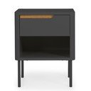 Antracīta pelēks naktsgaldiņš Tenzo Switch