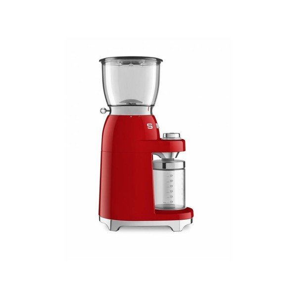 SMEG 50. gadu retro sarkanā kafijas dzirnaviņas