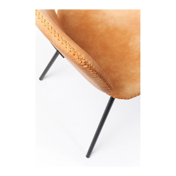 4 oranžu ēdamistabas krēslu komplekts Kare Design Barber-image-3