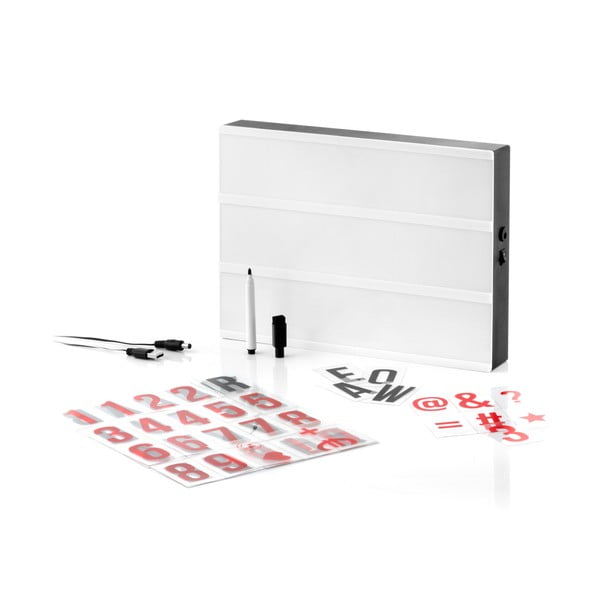 Gaismas tāfele ar burtiem un zīmuli InnovaGoods Cinema Box-image-2