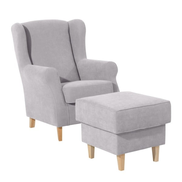 Gaiši pelēks kāju paliktnis Max Winzer Lorris-image-2