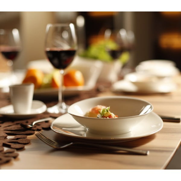 Porcelāna šķīvju un bļodu komplekts, 15 gab.-image-1