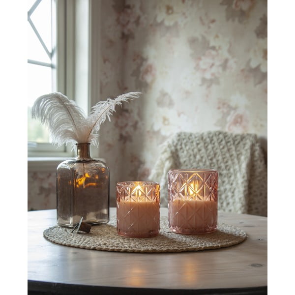 LED svece uz baterijām (augstums 10 cm) Flamme Romb – Star Trading-image-1