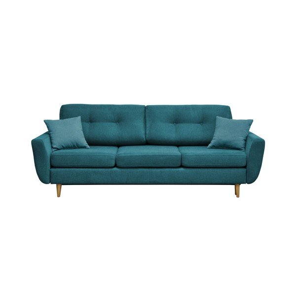 Turkīza krāsas dīvāns ar gaišām kājām Mazzini Sofas Rose-image-3
