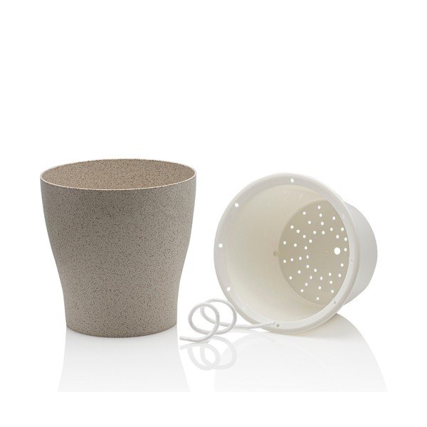 Plastmasas pašlaistošs puķu pods ø 17 cm Loppy – Tomasucci-image-1